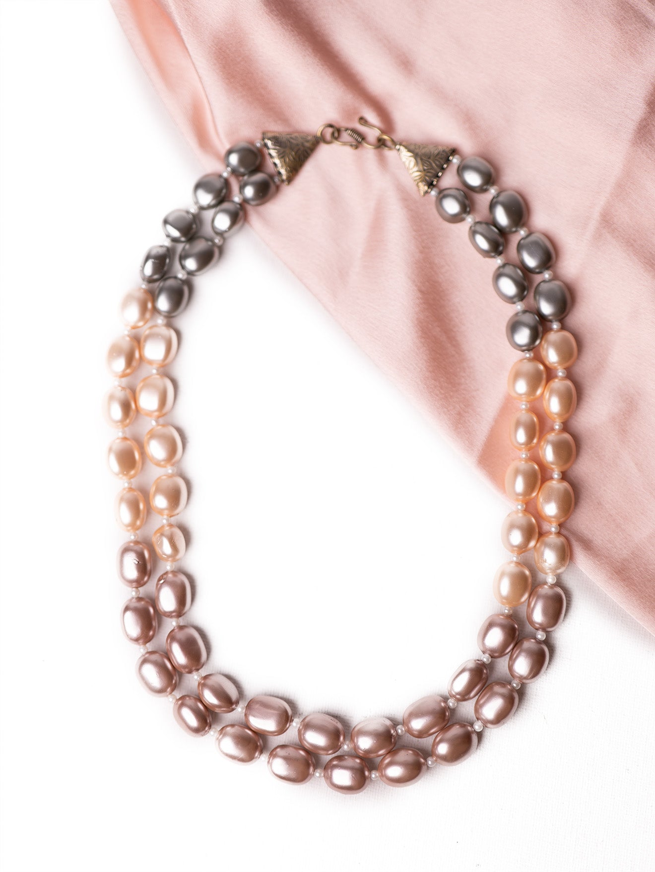 Pink & Grey necklace