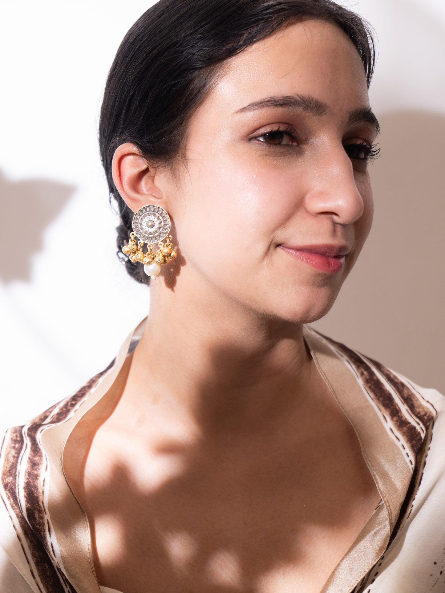 Chand stud earrings