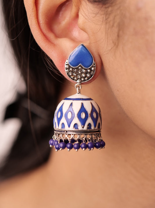 Hues of the ocean earrings