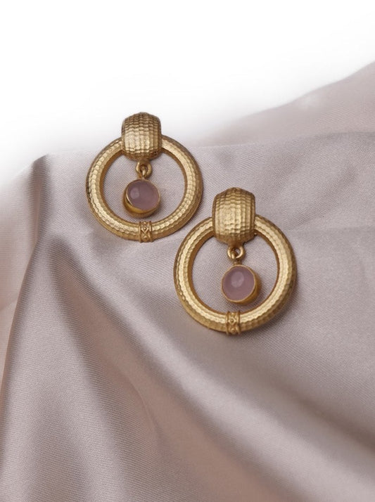 Pink circles Earrings