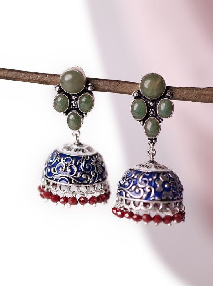 Hues of the ocean earrings