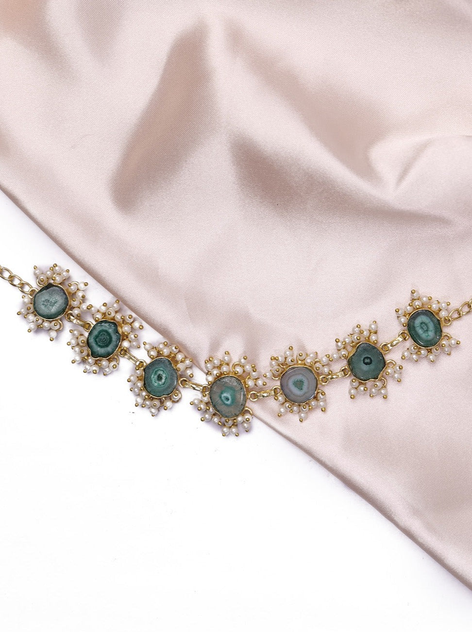 Natural stone choker