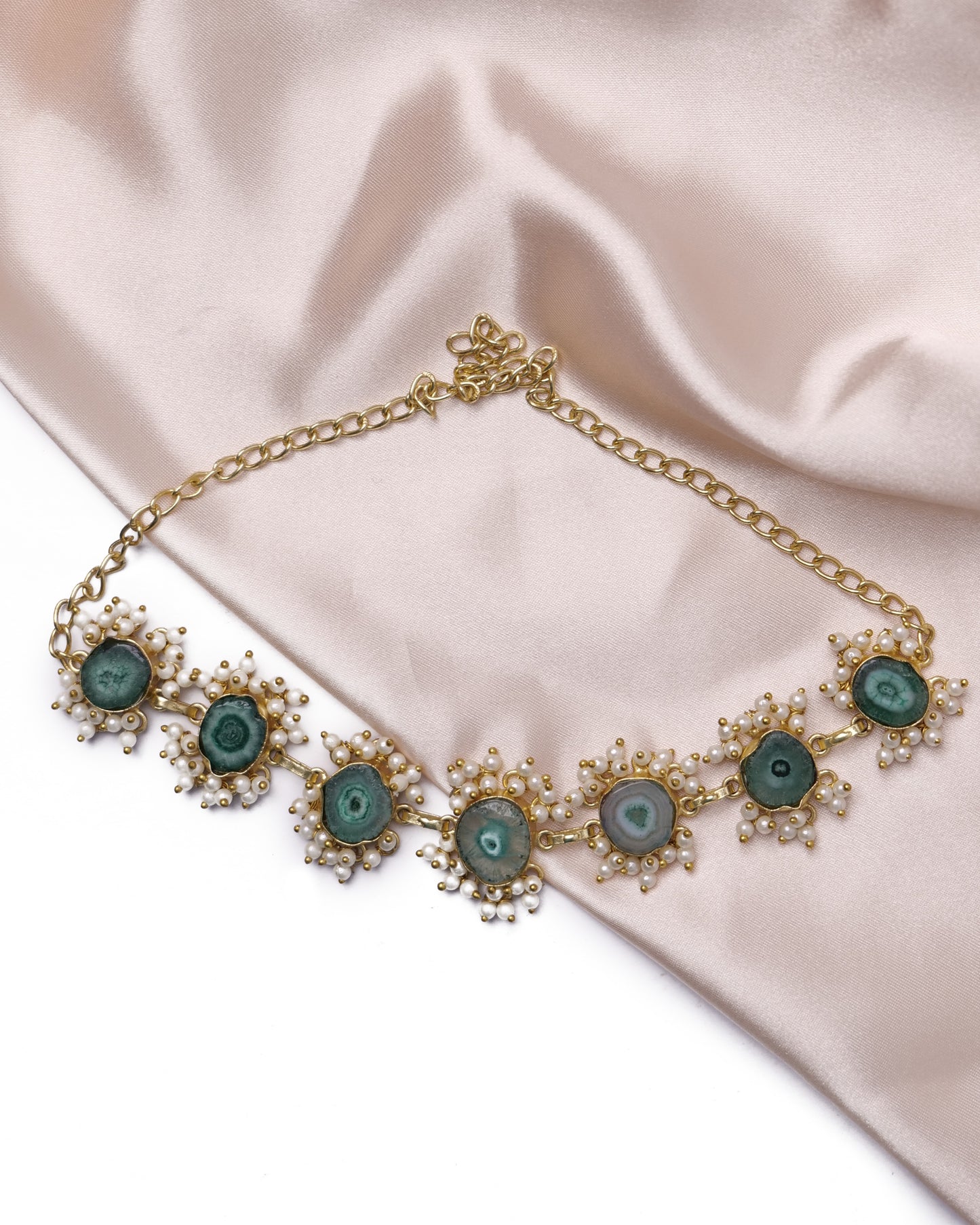 Natural stone choker